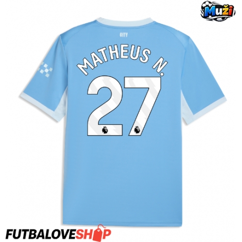 Dres Manchester City Matheus Nunes #27 Domáci 2026-27 Krátky Rukáv